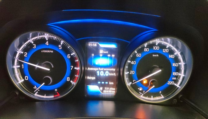 2017 Maruti Baleno ALPHA PETROL 1.2, Petrol, Manual, 68,491 km, Odometer Image