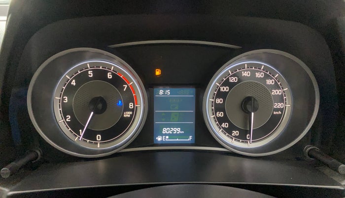 2018 Maruti Dzire VXI, Petrol, Manual, 80,225 km, Odometer Image