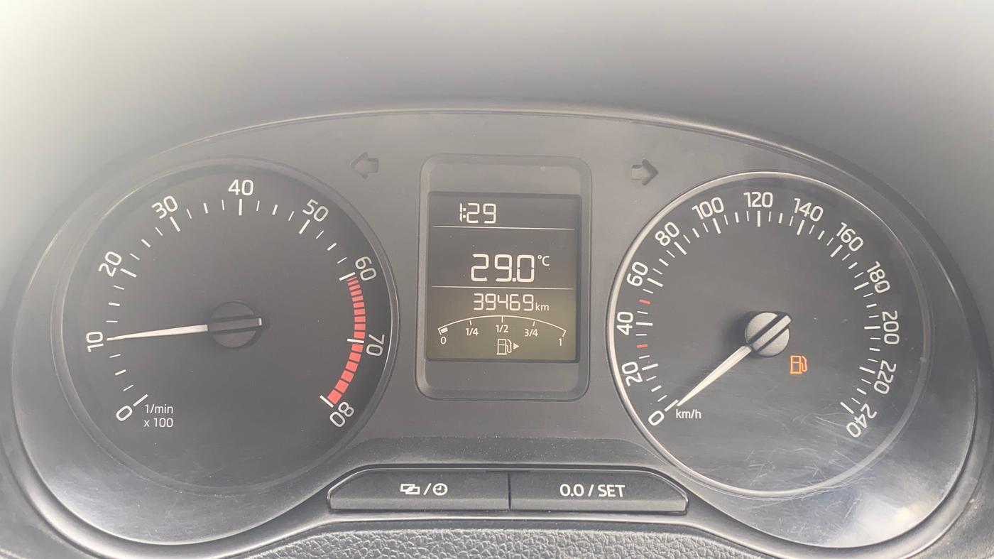 2020 Skoda Rapid ACTIVE 1.0 TSI, Petrol, Manual, 39,463 km, Odometer Image