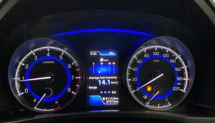 2017 Maruti Baleno ALPHA PETROL 1.2, Petrol, Manual, 87,900 km, Odometer Image