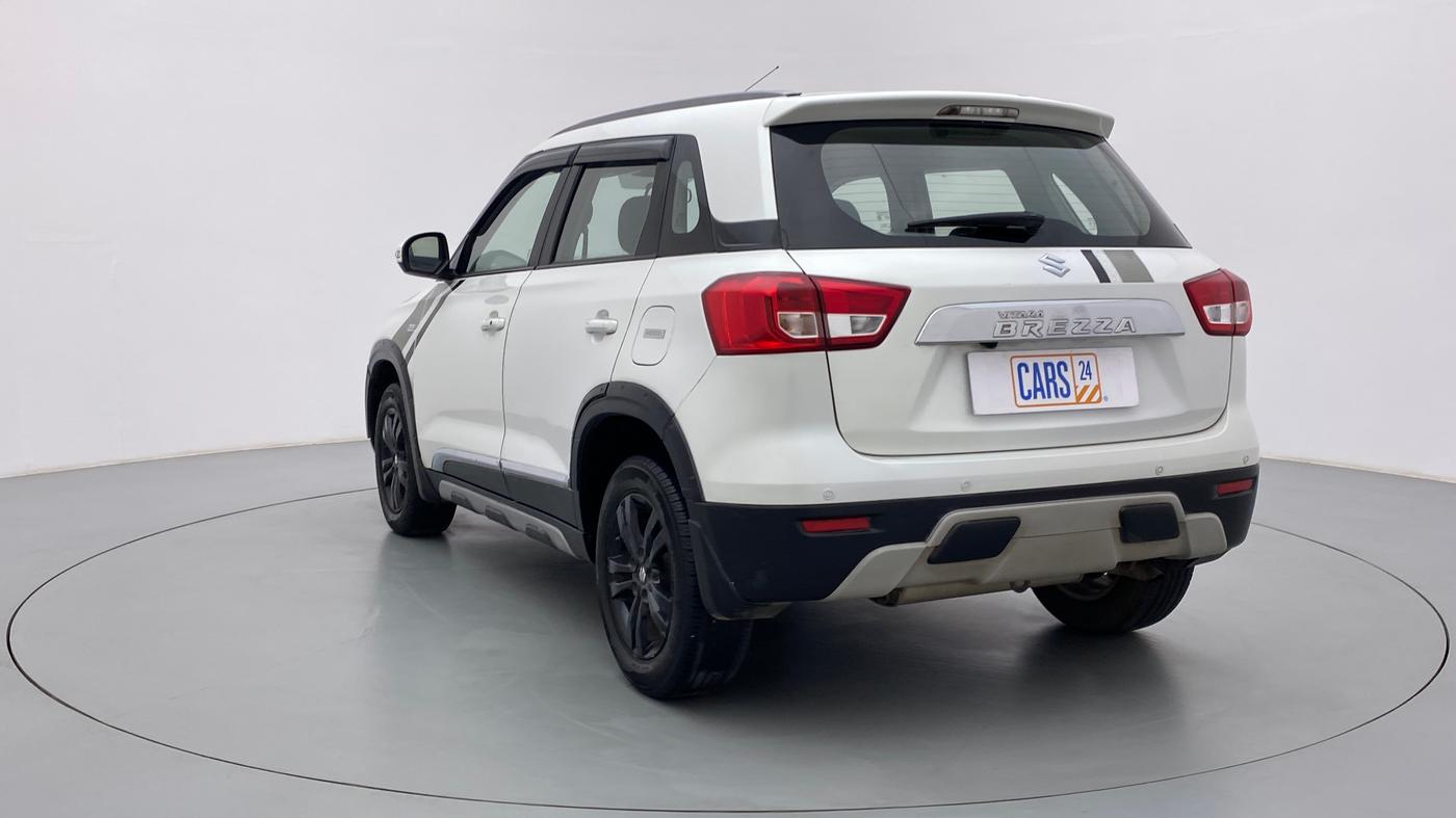 2019 Maruti Vitara Brezza ZDI + AMT, Diesel, Automatic, 50,828 km, Left Back Diagonal