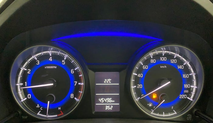 2017 Maruti Baleno DELTA PETROL 1.2, Petrol, Manual, 45,551 km, Odometer Image