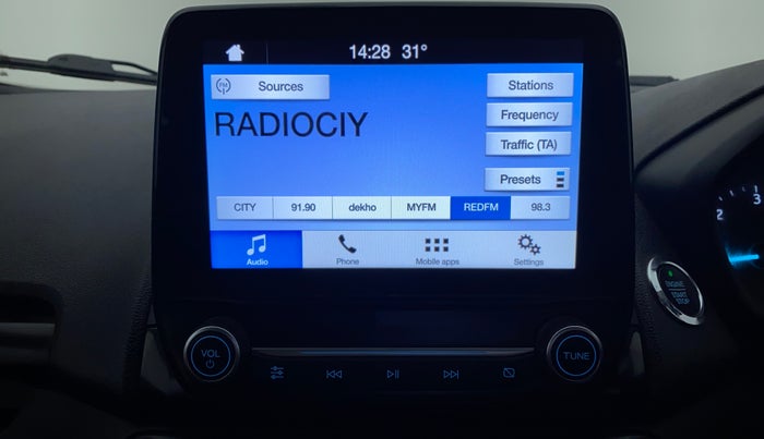2018 Ford Ecosport 1.5TITANIUM TDCI, Diesel, Manual, 44,229 km, Infotainment System