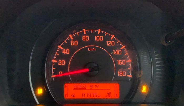 2019 Maruti New Wagon-R LXI CNG 1.0 L, CNG, Manual, 81,578 km, Odometer Image