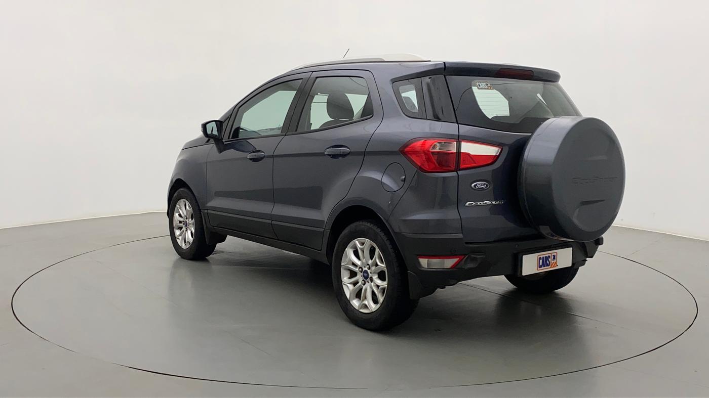 2017 Ford Ecosport TITANIUM 1.5L DIESEL, Diesel, Manual, 1,09,685 km, Left Back Diagonal