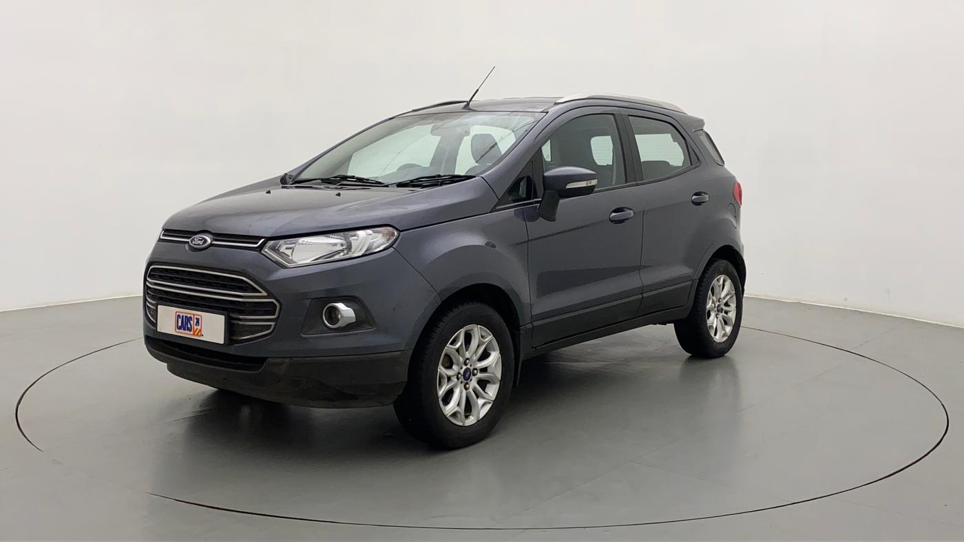 2017 Ford Ecosport TITANIUM 1.5L DIESEL, Diesel, Manual, 1,09,685 km, Left Front Diagonal
