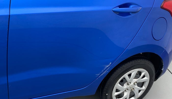 2017 Hyundai Grand i10 SPORTZ 1.2 KAPPA VTVT, Petrol, Manual, 21,520 km, Rear left door - Minor scratches
