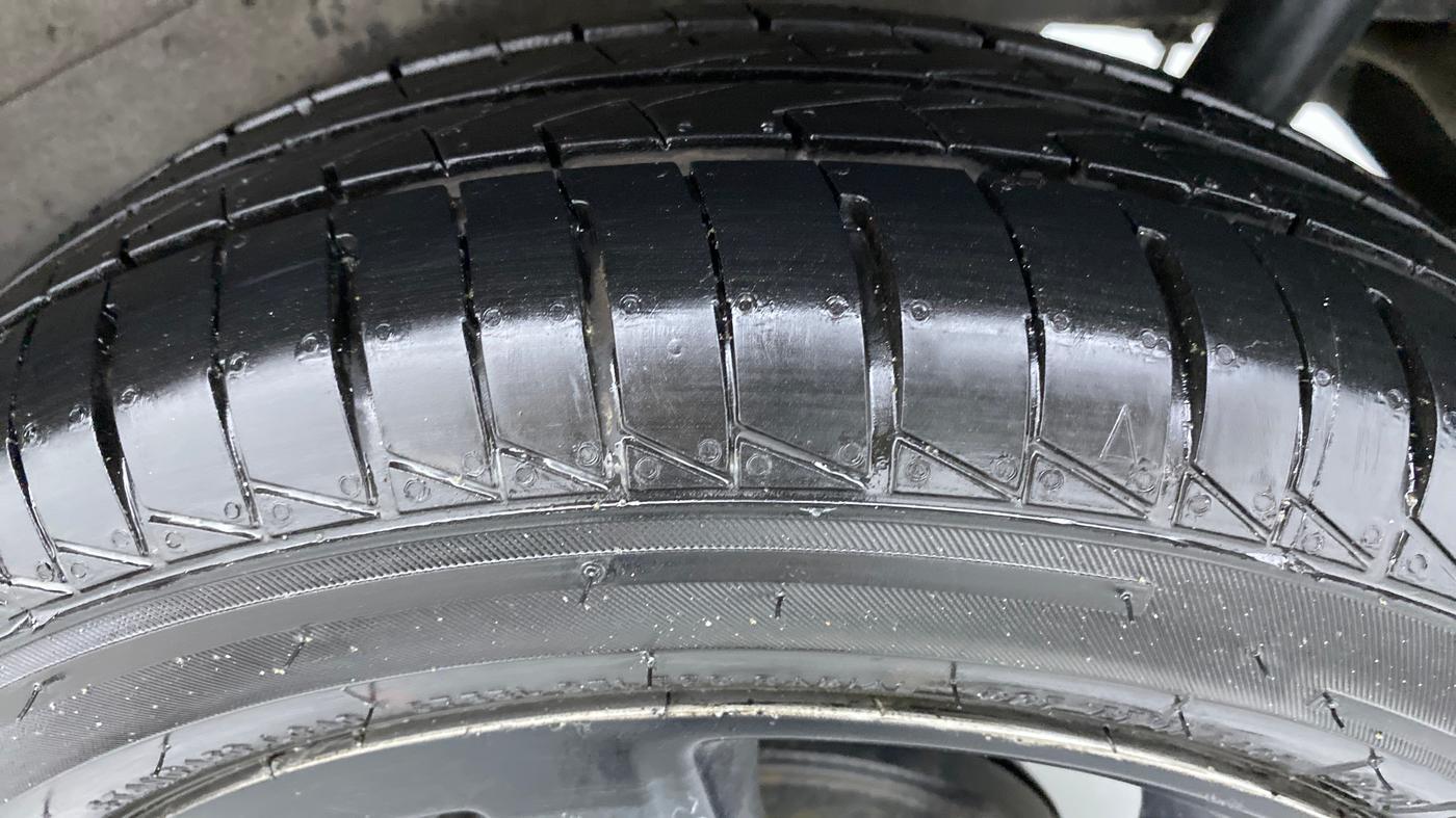2014 Maruti Wagon R Stingray VXI, Petrol, Manual, 53,468 km, Left Rear Tyre Tread