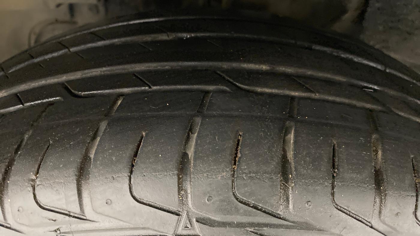 2019 Tata NEXON XZA + 1.2 PETROL A/T, Petrol, Automatic, 18,192 km, Left Front Tyre Tread