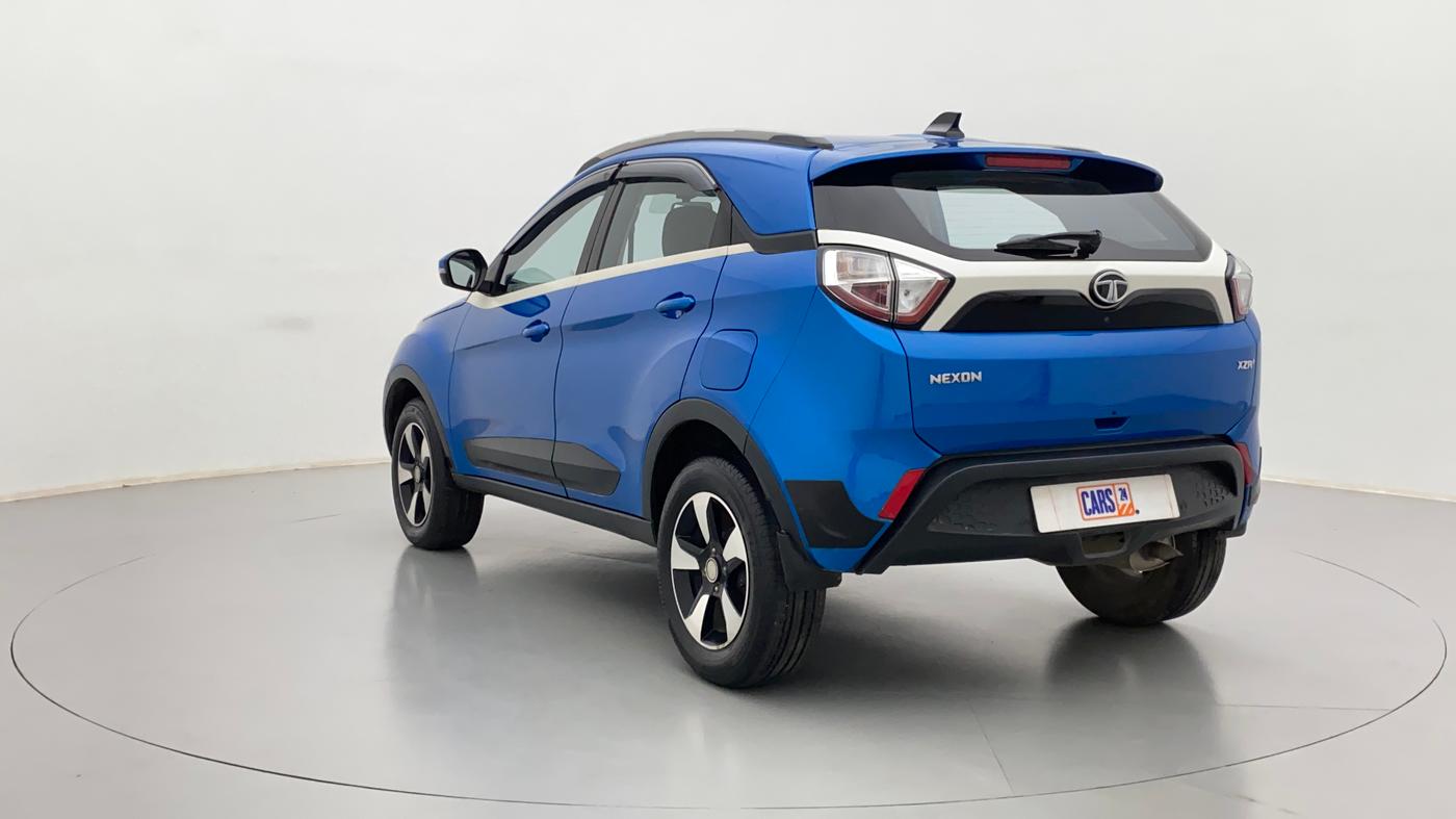 2019 Tata NEXON XZA + 1.2 PETROL A/T, Petrol, Automatic, 18,192 km, Left Back Diagonal