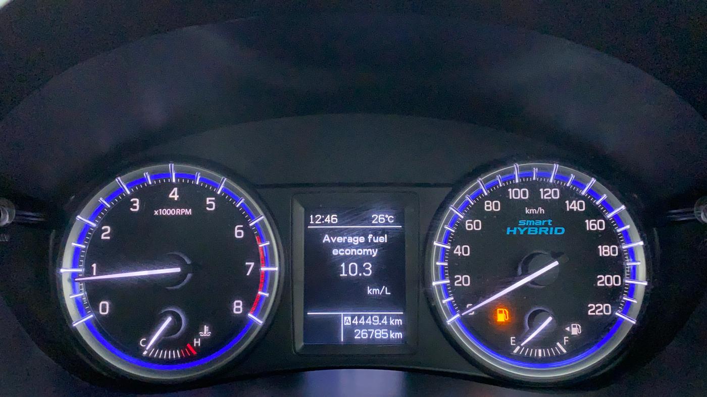 2020 Maruti S Cross ALPHA 1.5 SMART HYBRID, Petrol, Manual, 26,852 km, Odometer Image