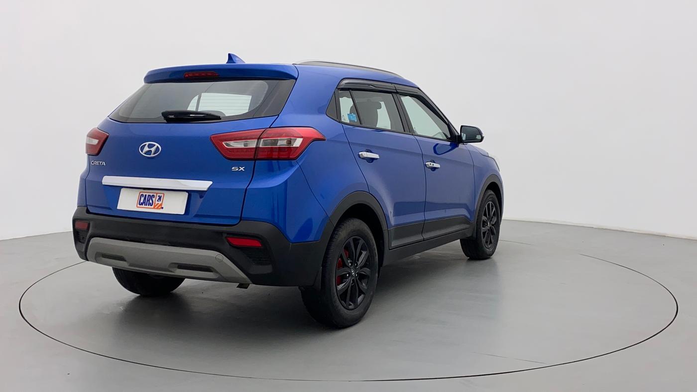 2019 Hyundai Creta 1.6 SX CRDI, Diesel, Manual, 44,026 km, Right Back Diagonal
