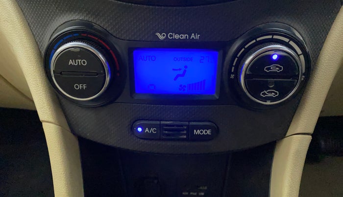 2014 Hyundai Verna FLUIDIC 1.6 VTVT SX AT, Petrol, Automatic, 27,180 km, Automatic Climate Control