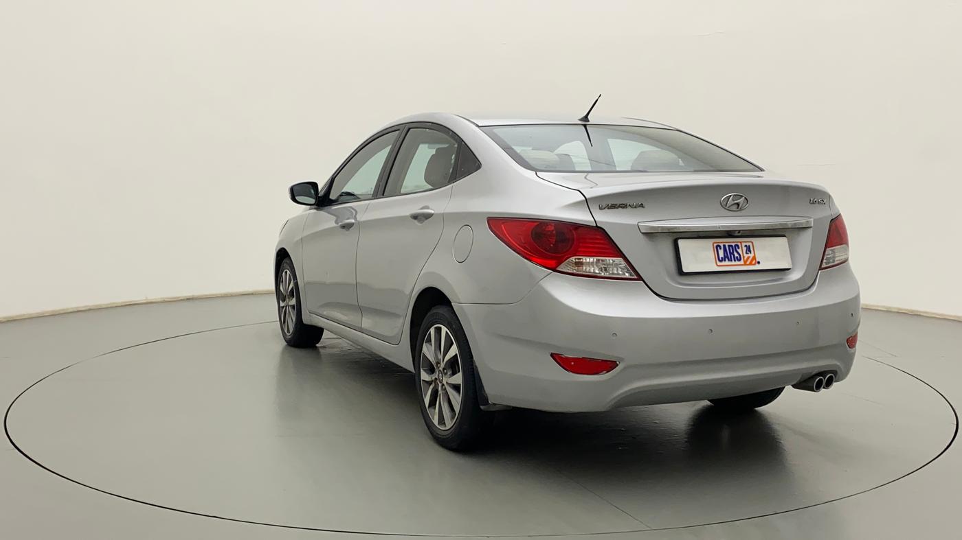2014 Hyundai Verna FLUIDIC 1.6 VTVT SX AT, Petrol, Automatic, 27,180 km, Left Back Diagonal
