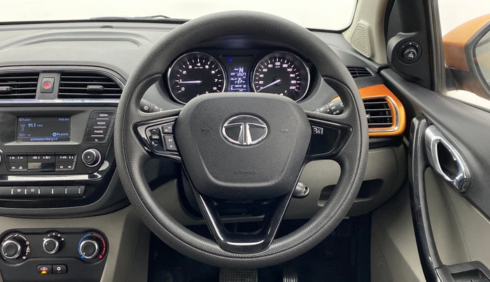 2017 Tata Tiago XZA 1.2 REVOTRON, Petrol, Automatic, 12,566 km, Steering Wheel Close Up