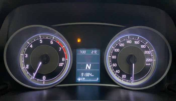 2017 Maruti Dzire VXI AMT, Petrol, Automatic, 91,529 km, Odometer Image