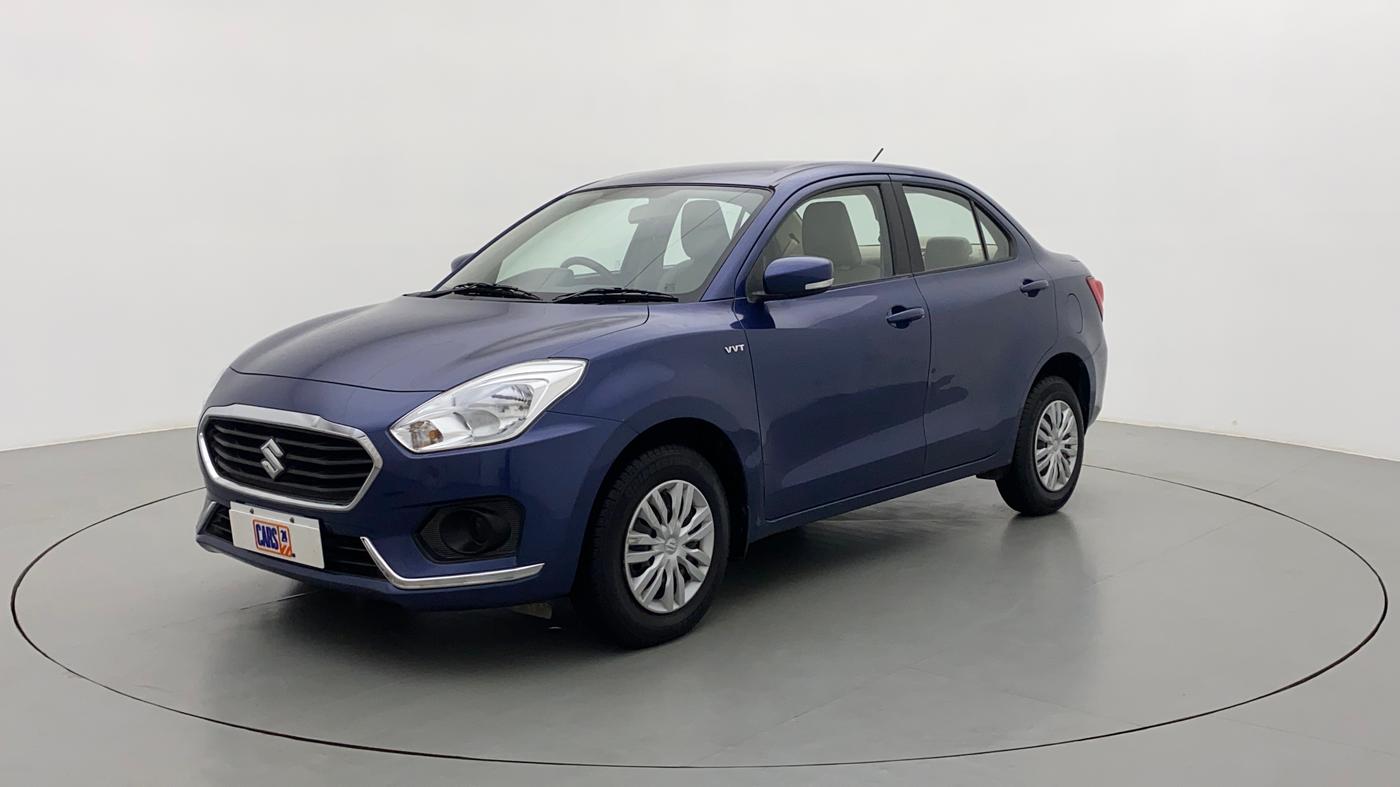 2017 Maruti Dzire VXI AMT, Petrol, Automatic, 91,529 km, Left Front Diagonal