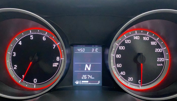 2022 Maruti Swift VXI AMT, Petrol, Automatic, 2,674 km, Odometer Image