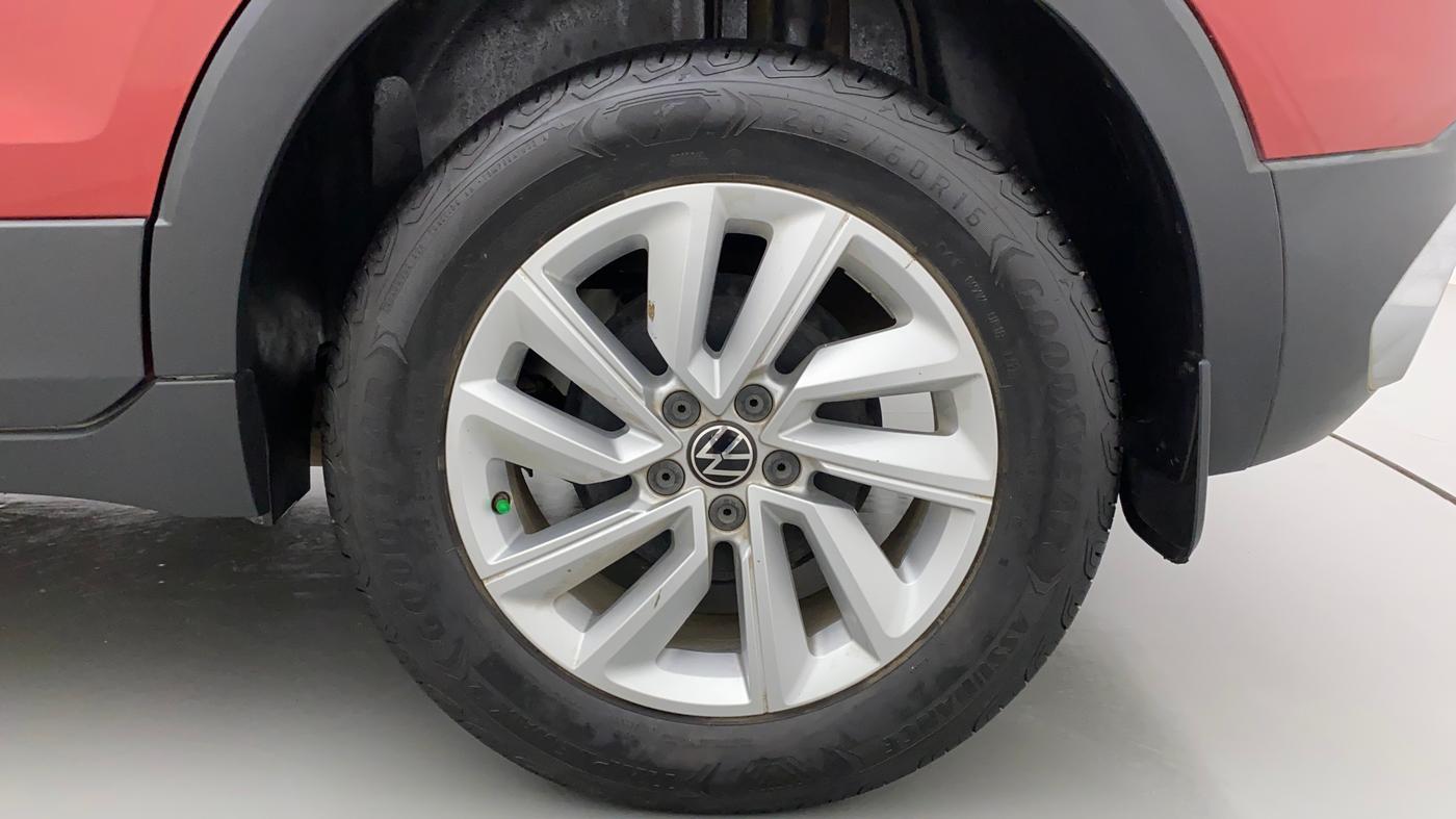 2022 Volkswagen TAIGUN HIGHLINE 1.0 TSI AT, Petrol, Automatic, 14,742 km, Left Rear Wheel