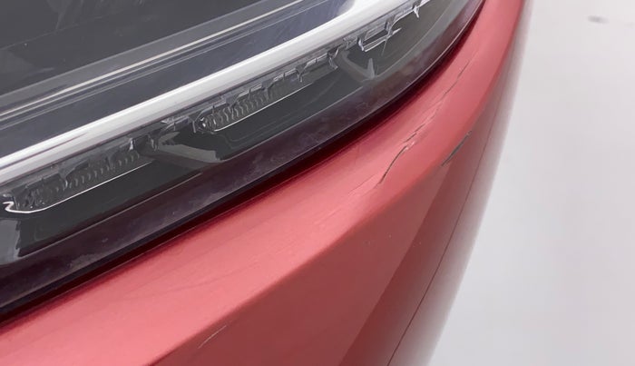2022 Volkswagen TAIGUN HIGHLINE 1.0 TSI AT, Petrol, Automatic, 14,742 km, Front bumper - Paint has minor damage