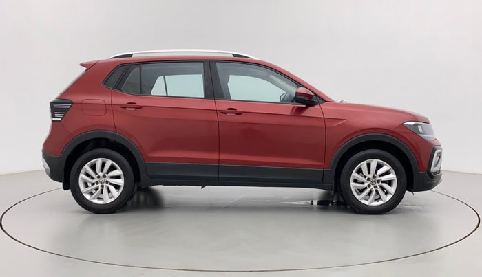 2022 Volkswagen TAIGUN HIGHLINE 1.0 TSI AT, Petrol, Automatic, 14,742 km, Right Side View
