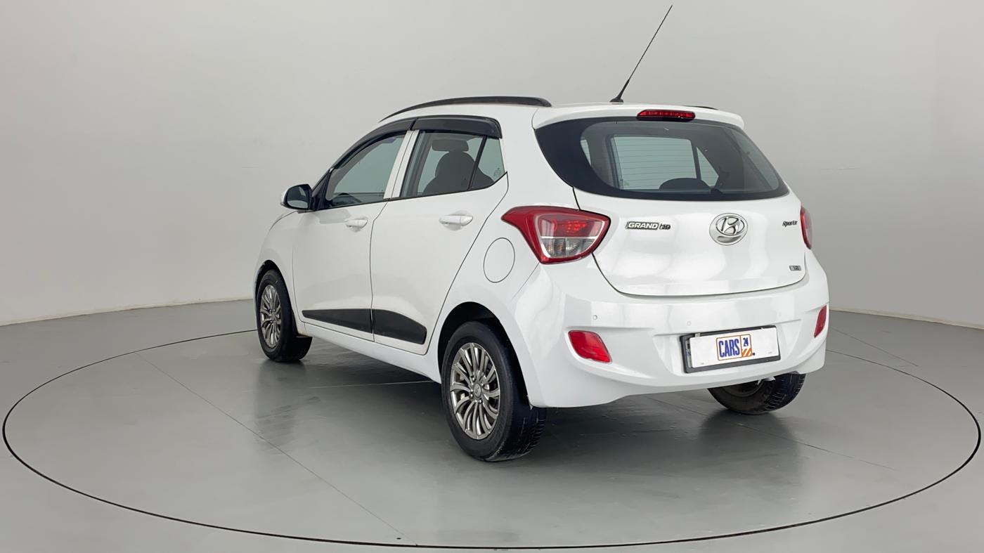 2015 Hyundai Grand i10 SPORTZ 1.2 KAPPA VTVT, Petrol, Manual, 85,922 km, Left Back Diagonal