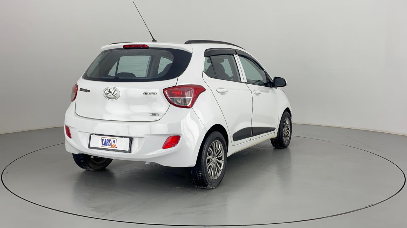 2015 Hyundai Grand i10 SPORTZ 1.2 KAPPA VTVT, Petrol, Manual, 85,922 km, Right Back Diagonal