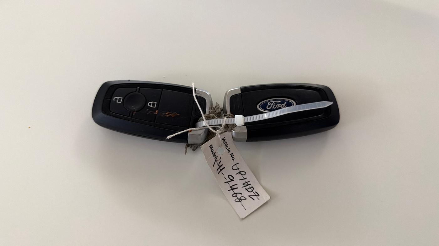 2019 Ford Ecosport TITANIUM 1.5L PETROL, Petrol, Manual, 59,459 km, Key Close Up