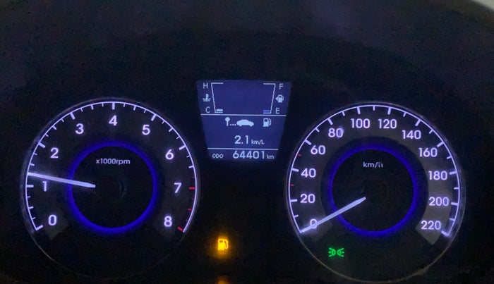 2012 Hyundai Verna FLUIDIC 1.6 VTVT SX, CNG, Manual, 64,399 km, Odometer Image