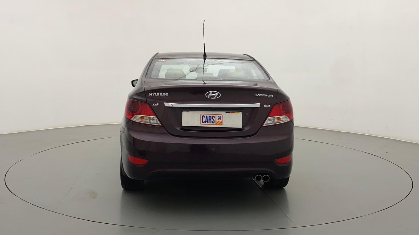 2012 Hyundai Verna FLUIDIC 1.6 VTVT SX, CNG, Manual, 64,399 km, Back/Rear