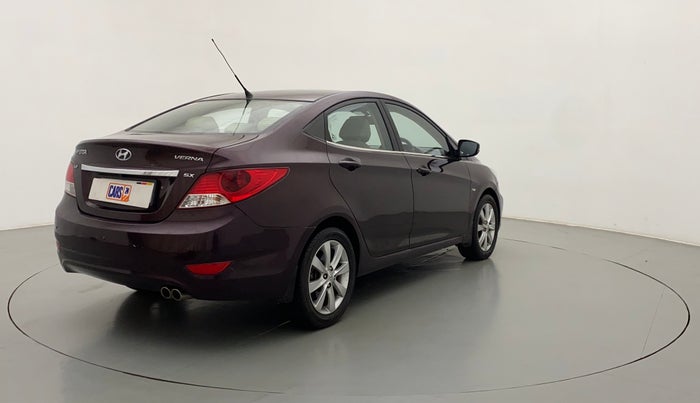 2012 Hyundai Verna FLUIDIC 1.6 VTVT SX, CNG, Manual, 64,399 km, Right Back Diagonal