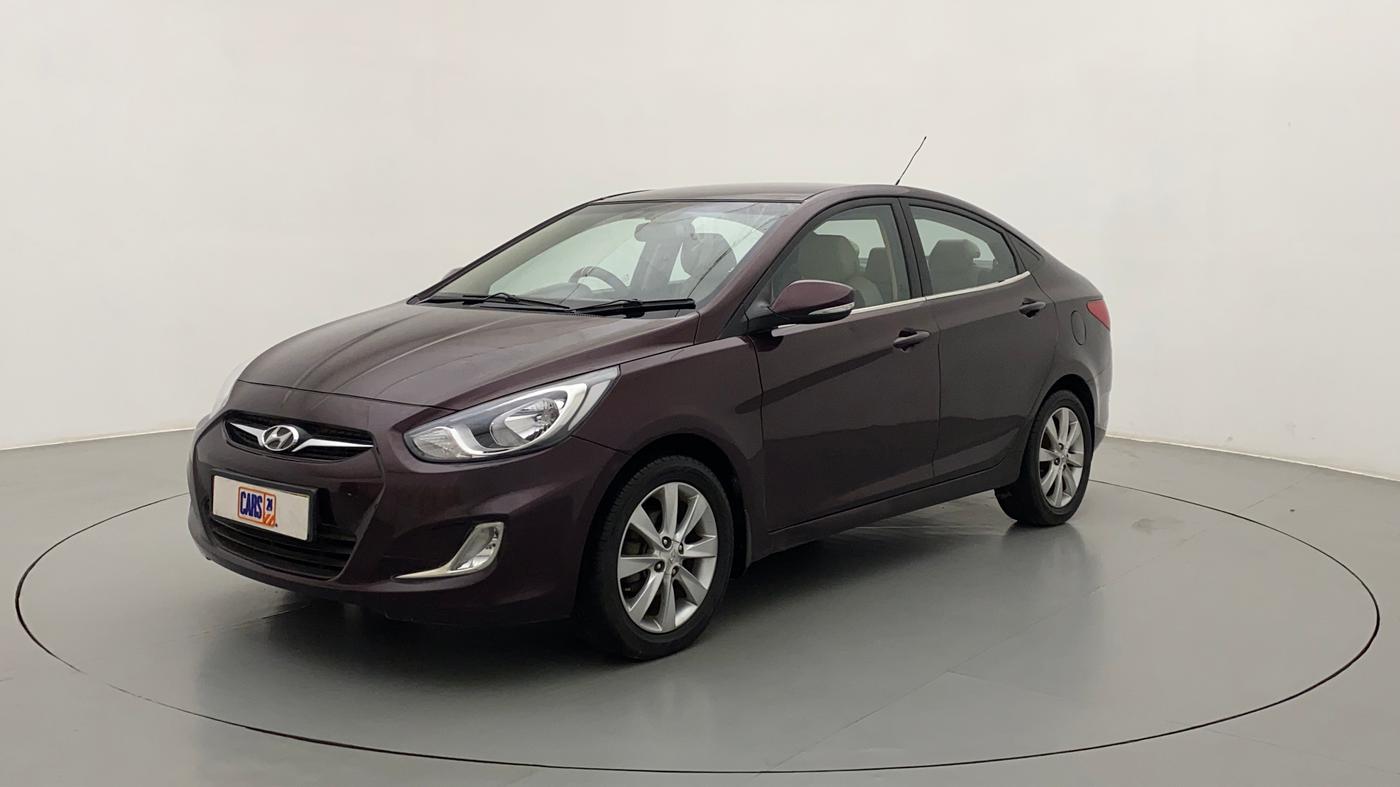 2012 Hyundai Verna FLUIDIC 1.6 VTVT SX, CNG, Manual, 64,399 km, Left Front Diagonal