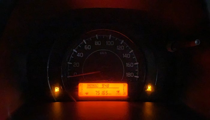 2020 Maruti New Wagon-R LXI CNG (O) 1.0, CNG, Manual, 75,109 km, Odometer Image