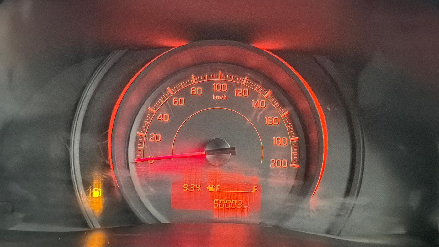 2019 Maruti Swift LXI, Petrol, Manual, 49,997 km, Odometer Image