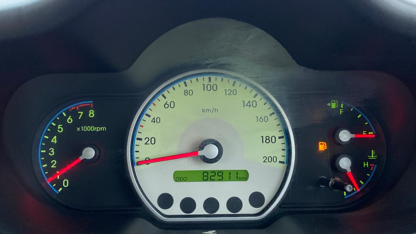 2008 Hyundai i10 SPORTZ 1.2, Petrol, Manual, 83,067 km, Odometer Image