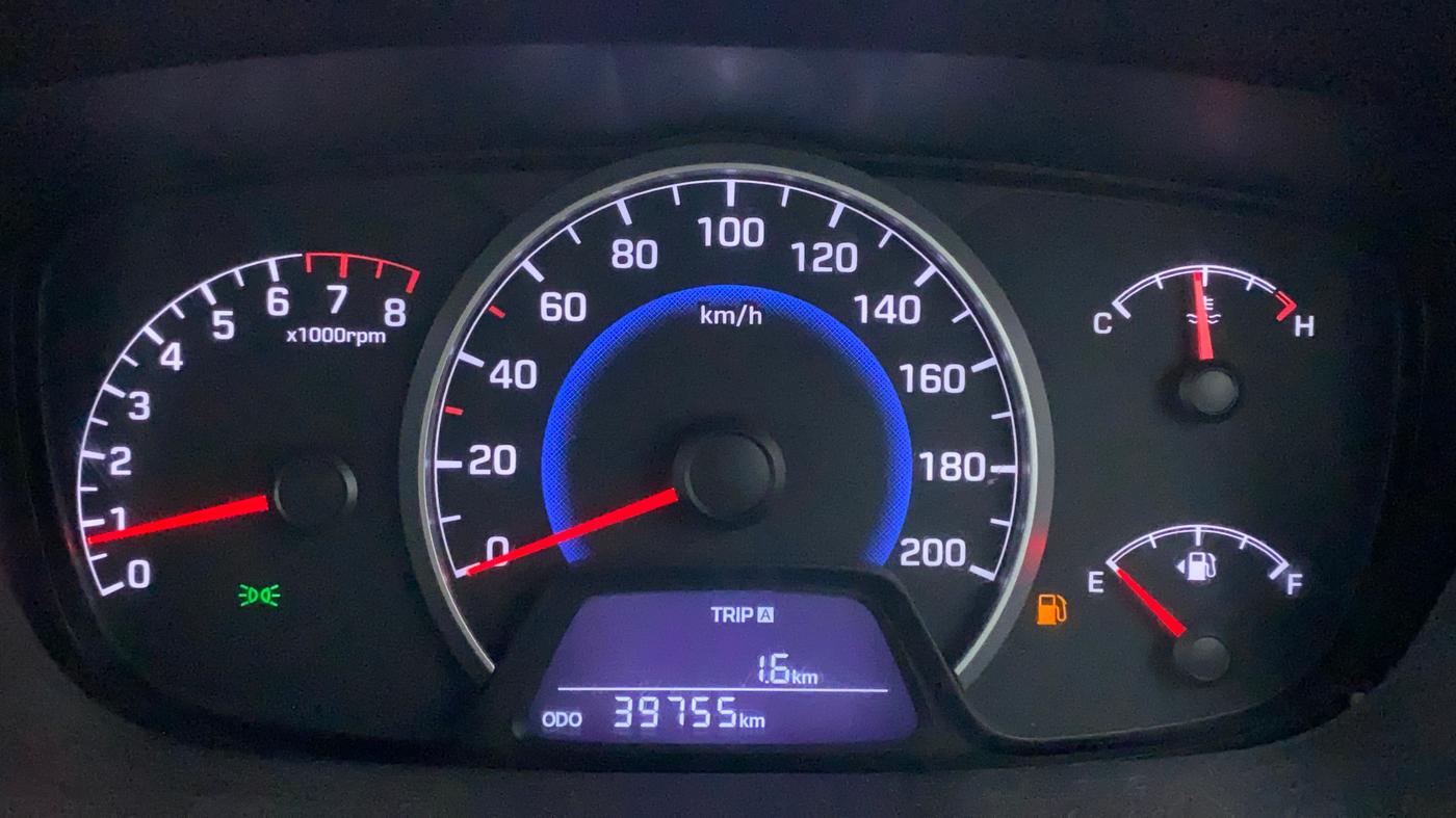 2014 Hyundai Grand i10 SPORTZ 1.2 KAPPA VTVT, Petrol, Manual, 39,755 km, Odometer Image