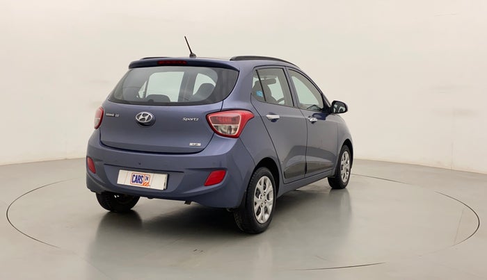 2014 Hyundai Grand i10 SPORTZ 1.2 KAPPA VTVT, Petrol, Manual, 39,755 km, Right Back Diagonal