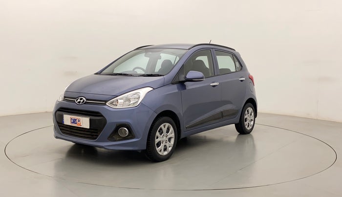 2014 Hyundai Grand i10 SPORTZ 1.2 KAPPA VTVT, Petrol, Manual, 39,755 km, Left Front Diagonal