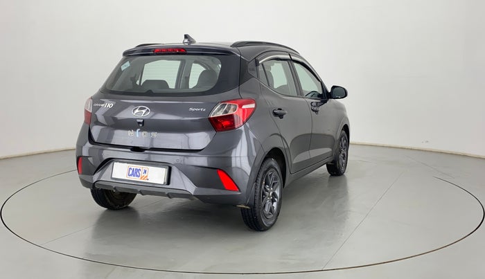 2021 Hyundai GRAND I10 NIOS SPORTZ 1.2 KAPPA VTVT CNG, CNG, Manual, 44,189 km, Right Back Diagonal