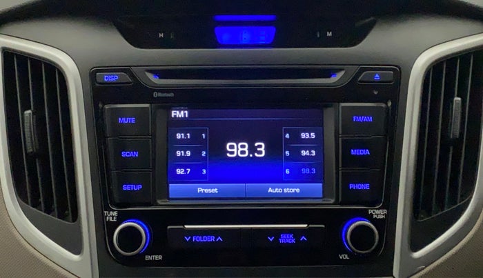 2017 Hyundai Creta E PLUS 1.6 PETROL, Petrol, Manual, 45,147 km, Infotainment System