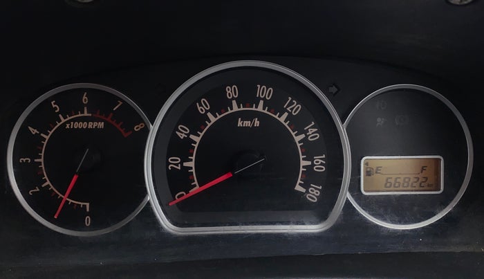 2013 Maruti Alto K10 VXI, Petrol, Manual, 66,819 km, Odometer Image