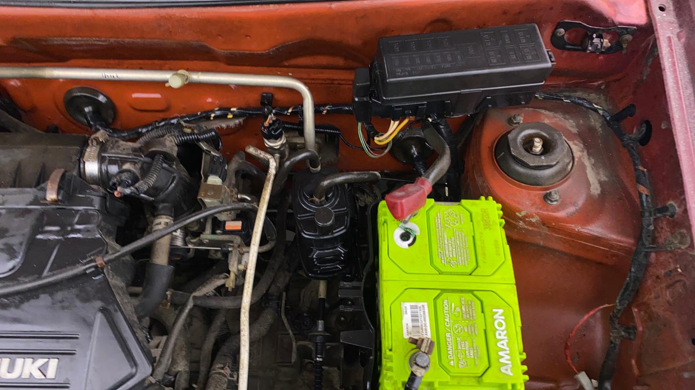 2013 Maruti Alto K10 VXI, Petrol, Manual, 66,879 km, Engine View - Left