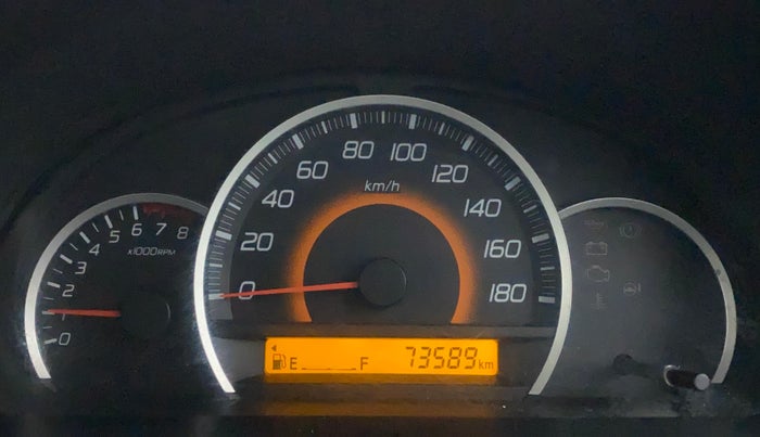 2016 Maruti Wagon R 1.0 VXI, Petrol, Manual, 74,306 km, Odometer Image