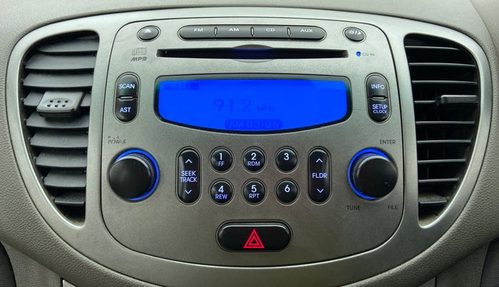 2011 Hyundai i10 SPORTZ 1.2 KAPPA2, Petrol, Manual, 33,632 km, Infotainment System