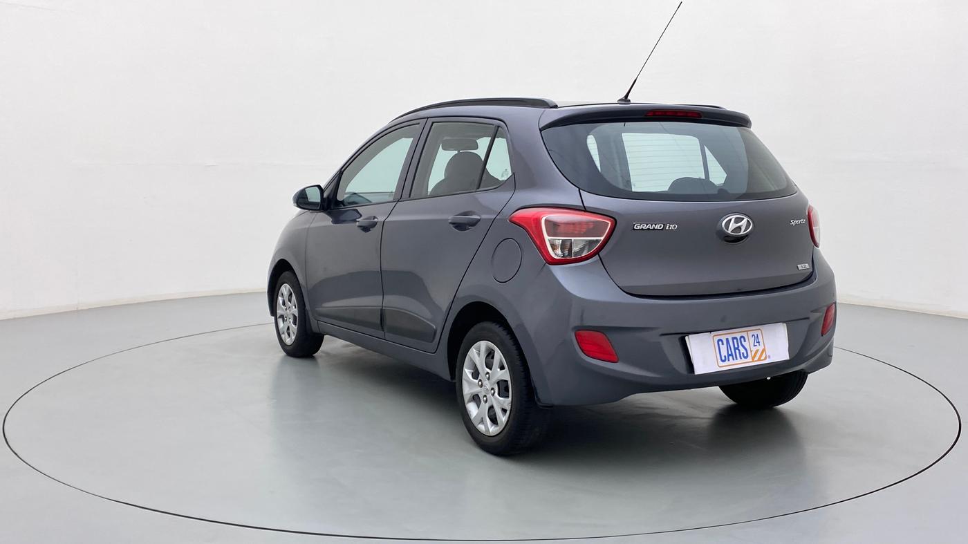 2016 Hyundai Grand i10 SPORTZ 1.2 KAPPA VTVT, Petrol, Manual, 73,848 km, Left Back Diagonal