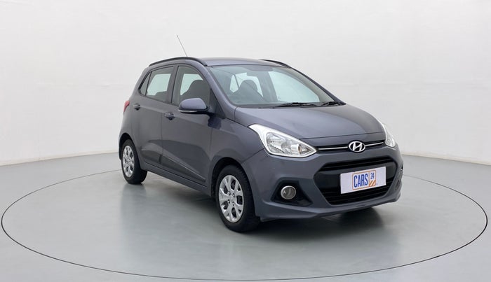 2016 Hyundai Grand i10 SPORTZ 1.2 KAPPA VTVT, Petrol, Manual, 73,848 km, Right Front Diagonal