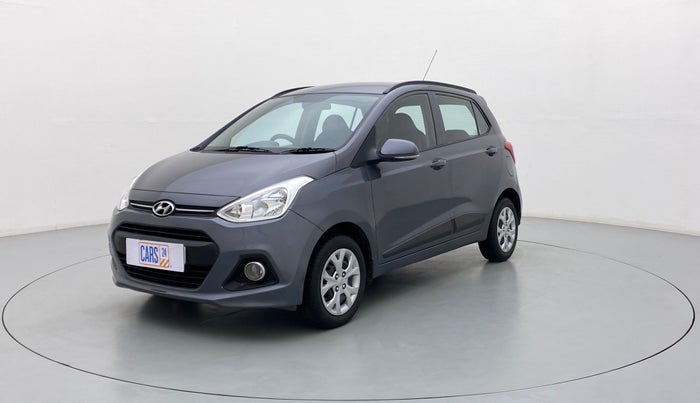 2016 Hyundai Grand i10 SPORTZ 1.2 KAPPA VTVT, Petrol, Manual, 73,848 km, Left Front Diagonal