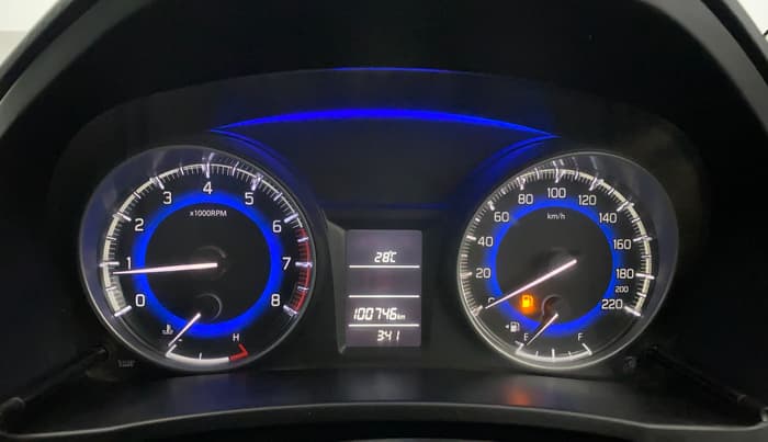 2018 Maruti Baleno DELTA PETROL 1.2, Petrol, Manual, 1,00,738 km, Odometer Image