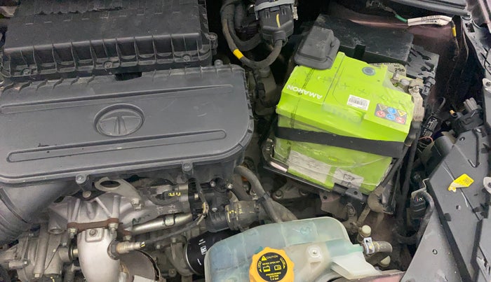 2020 Tata TIGOR XZA PLUS PETROL, Petrol, Automatic, 1,03,389 km, Engine View - Left