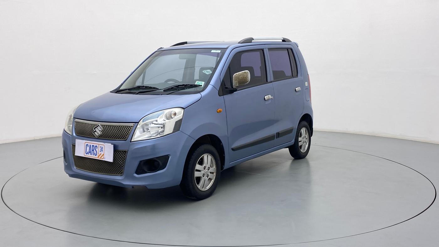 2015 Maruti Wagon R 1.0 LXI CNG, CNG, Manual, 66,975 km, Left Front Diagonal